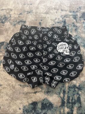 Lurking Class Black Eye-Print Shorts